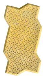 R K 80 mm Zig Zag Paver Blocks 112.5 x 225 mm_0