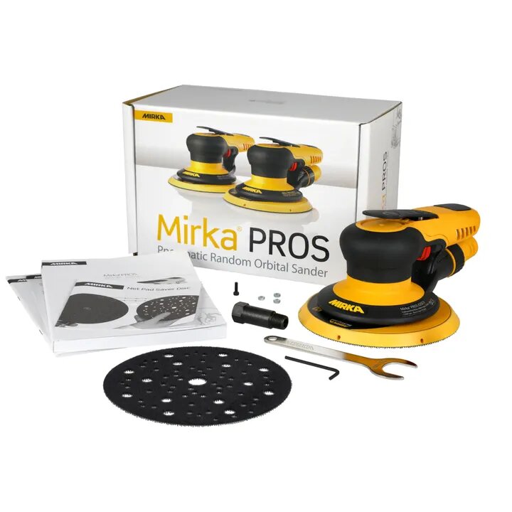 Mirka 150 mm Pneumatic Orbital Sander PE650 6.2 bar 12000 rpm_2