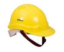 SAFE DOT HDPE Yellow Ratchet Safety Helmets AIR BOSS_0