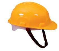 SAFE DOT HDPE Orange Nape Safety Helmets SDH-401_0
