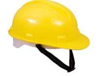 SAFE DOT HDPE Yellow Nape Safety Helmets LAVA_0