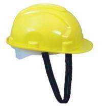 SAFE DOT HDPE Bright Yellow Nape Safety Helmets ROCA_0