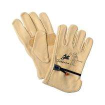 SPARTAN Driver Grain Leather Safety Gloves SP106 25 x 12 cm_0