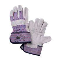 SPARTAN Canadian Split Leather Safety Gloves SP201 26 x 13 cm_0