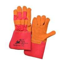 SPARTAN Canadian Split Leather Safety Gloves SP202 30 x 13 cm_0