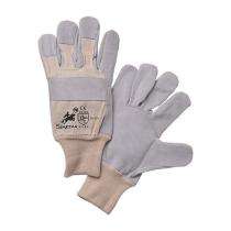 SPARTAN Canadian Split Leather Safety Gloves SP203 26 x 12 cm_0