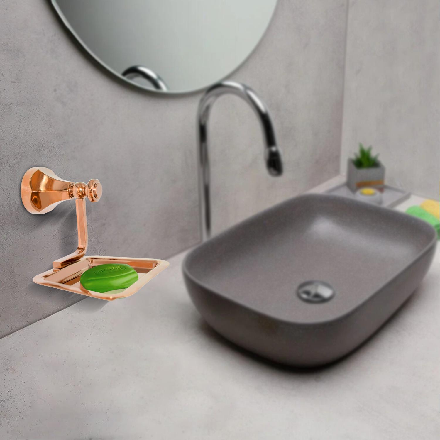 D&B Bathware Rectangular Stainless Steel Soap Dish_2