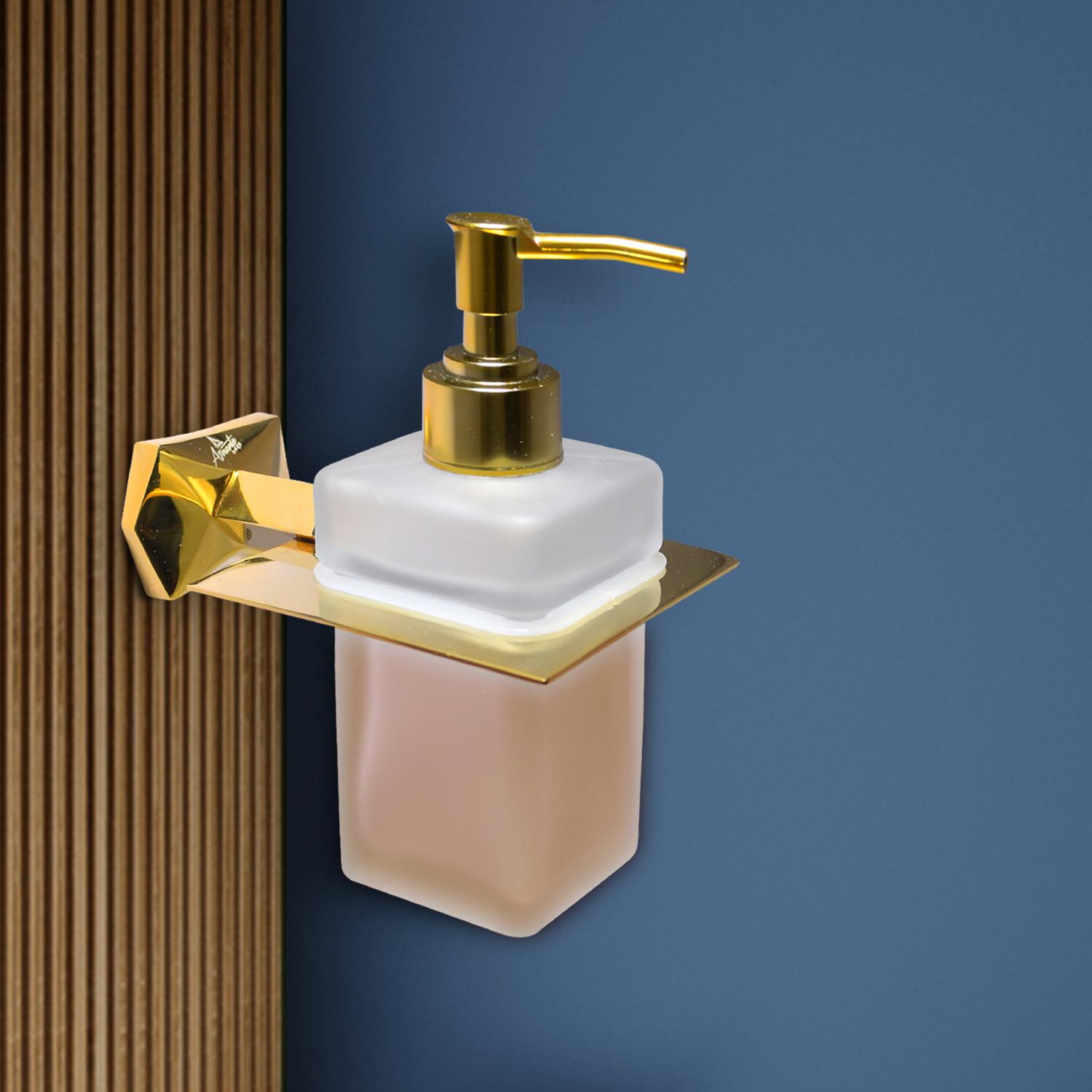 D&B Bathware Wall Mounted Manually Hand Operated Liquid Soap Dispenser_2
