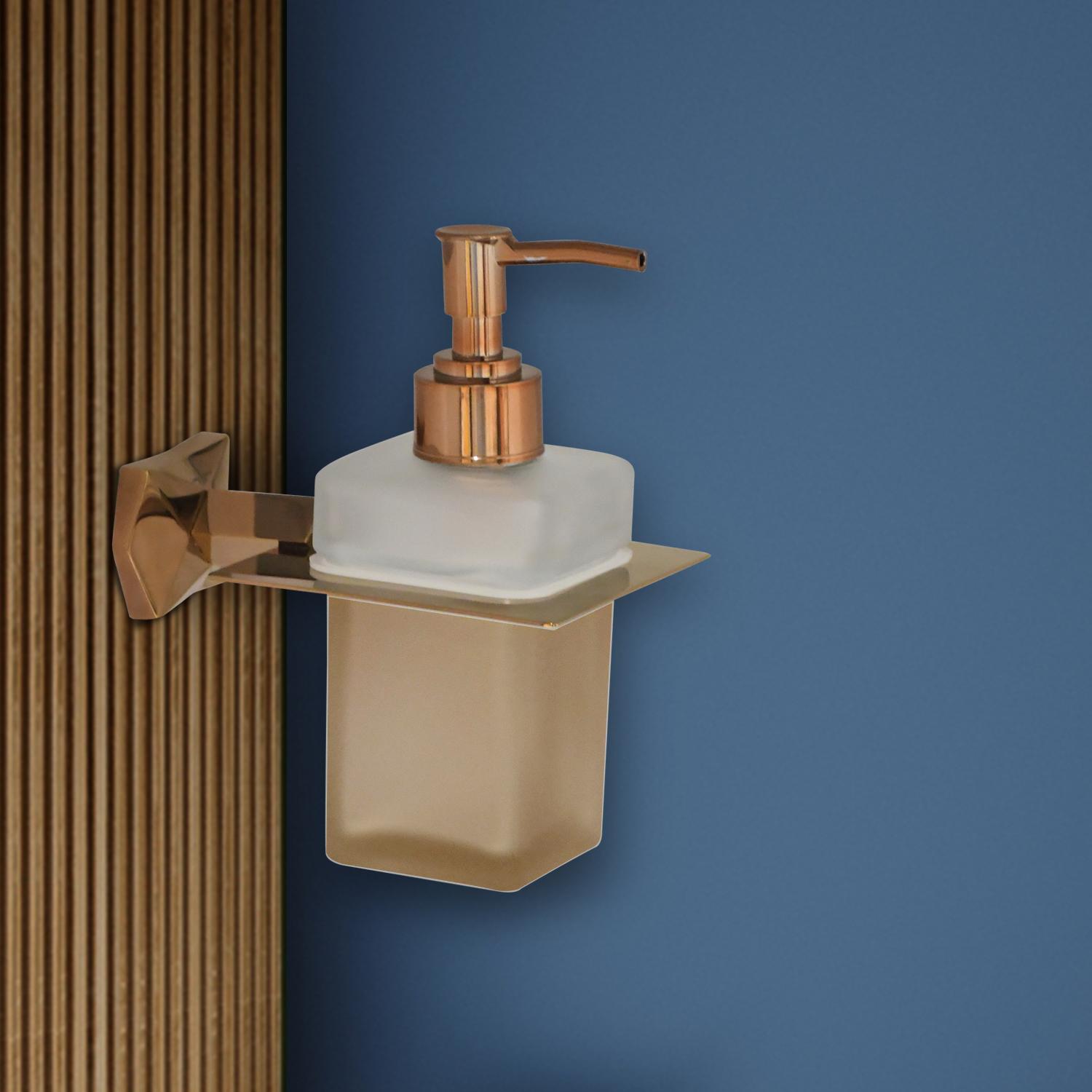 D&B Bathware Wall Mounted Manually Hand Operated Liquid Soap Dispenser_3