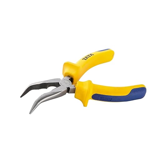 TATA AGRICO 150 mm Bent Nose Mechanical Pliers PLN003 Rust Preventive top coat_1