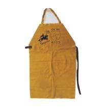 SPARTAN Leather Apron 80 x 100 cm Yellow_0