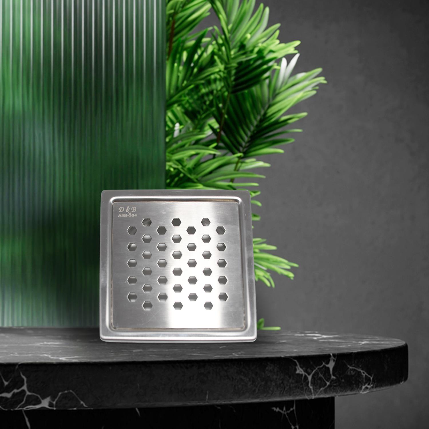 D&B Bathware Stainless Steel Kitchen Sink Drainer 5 x 5 inch VENTO(SS304)_3