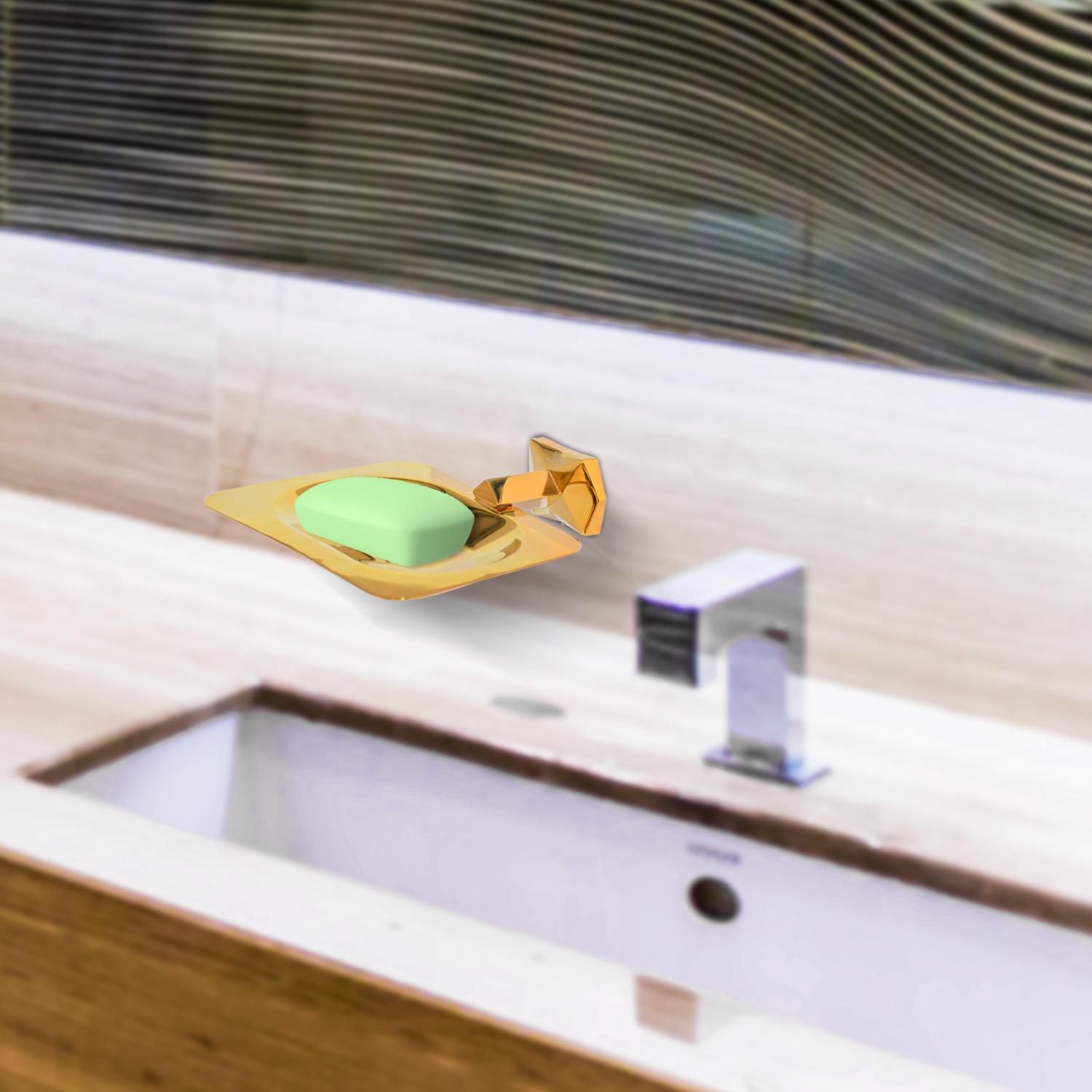 D&B Bathware Rectangular Stainless Steel Soap Dish_1