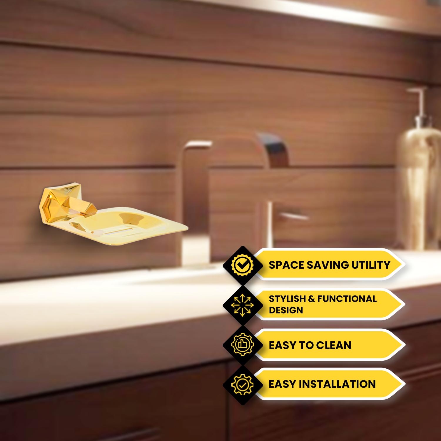 D&B Bathware Rectangular Stainless Steel Soap Dish_3