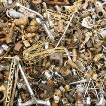CMI Brass Component Metal Scrap Cut Piece 90%_0