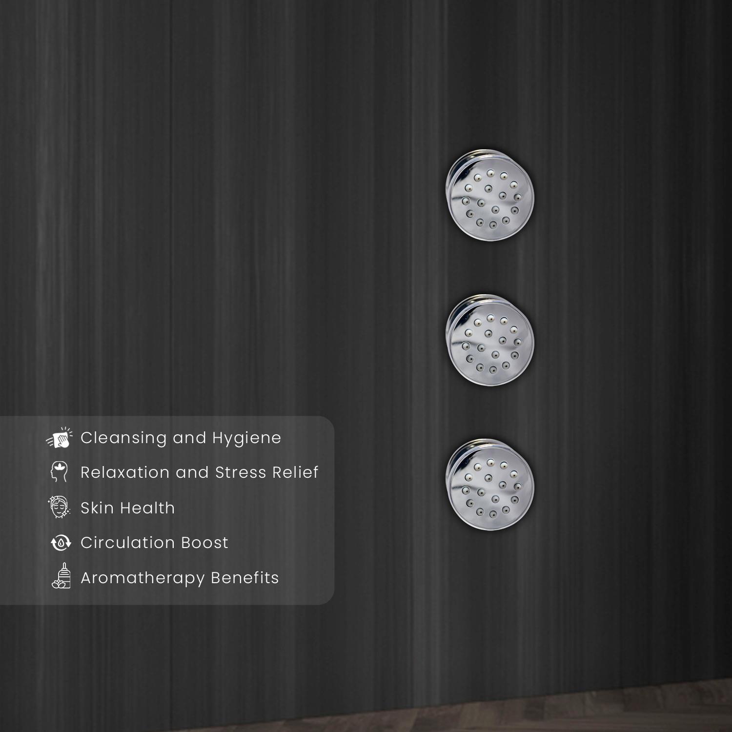 D&B Bathware DB-BDYSWR1022-RND Body Shower 70 mm Brass_2