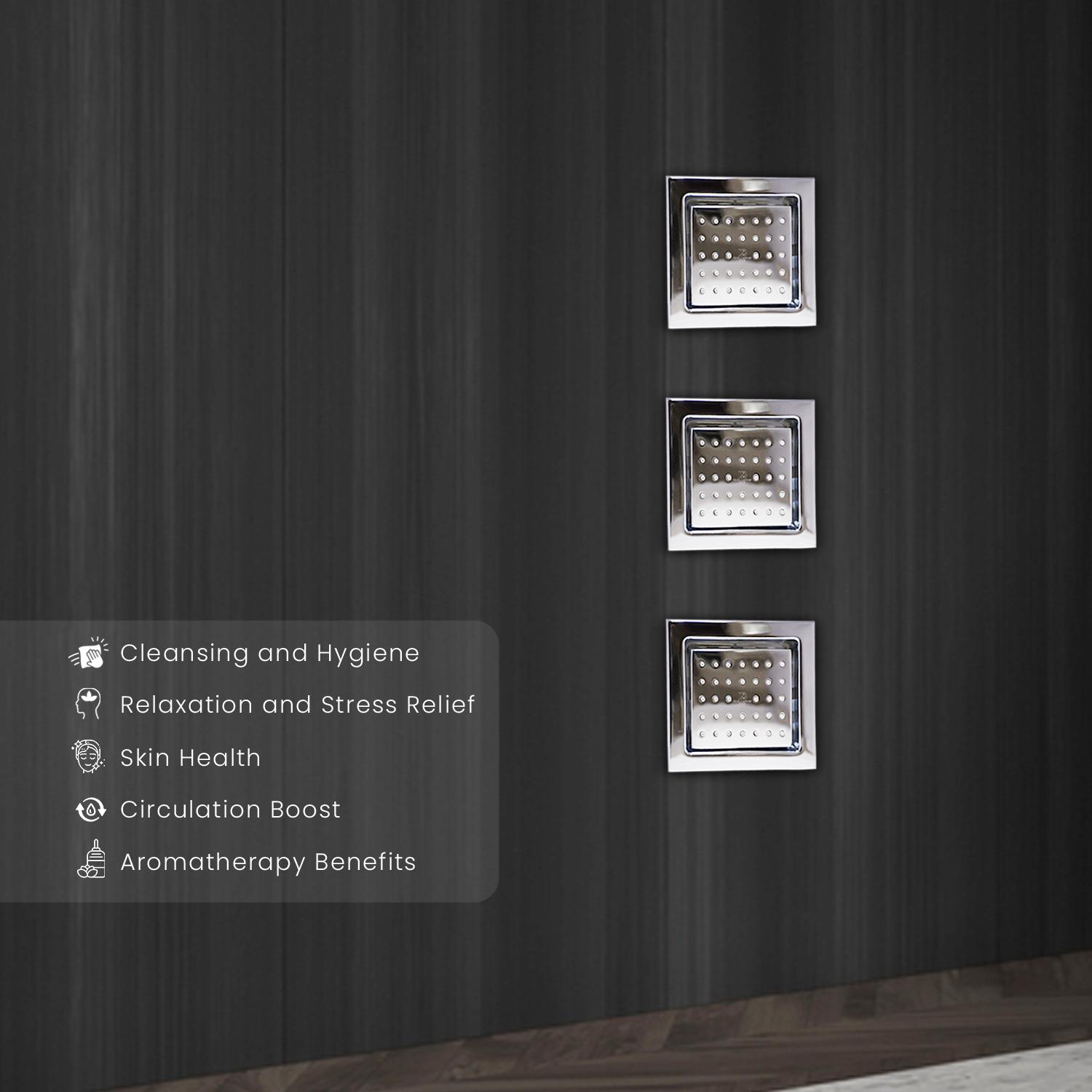 D&B Bathware DB-BDYSWR1031-RND Body Shower 70 mm Brass_2