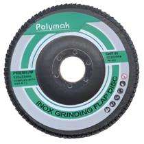 Polymak 5 inch Flap Discs FD5-FB-A80 80 Grit 22.23 mm_0