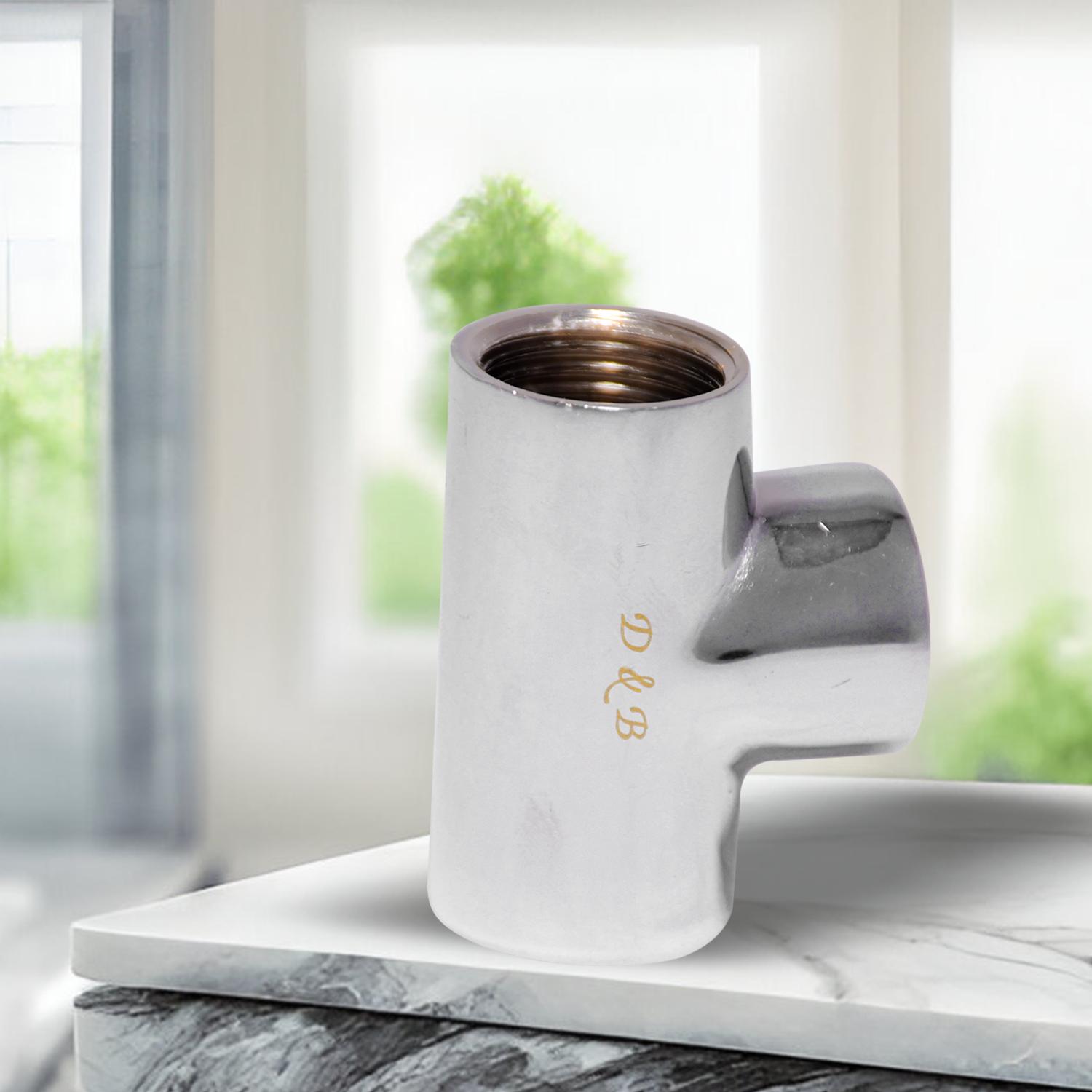 D&B Bathware Stainless Steel Equal Tees 0.5 in_2