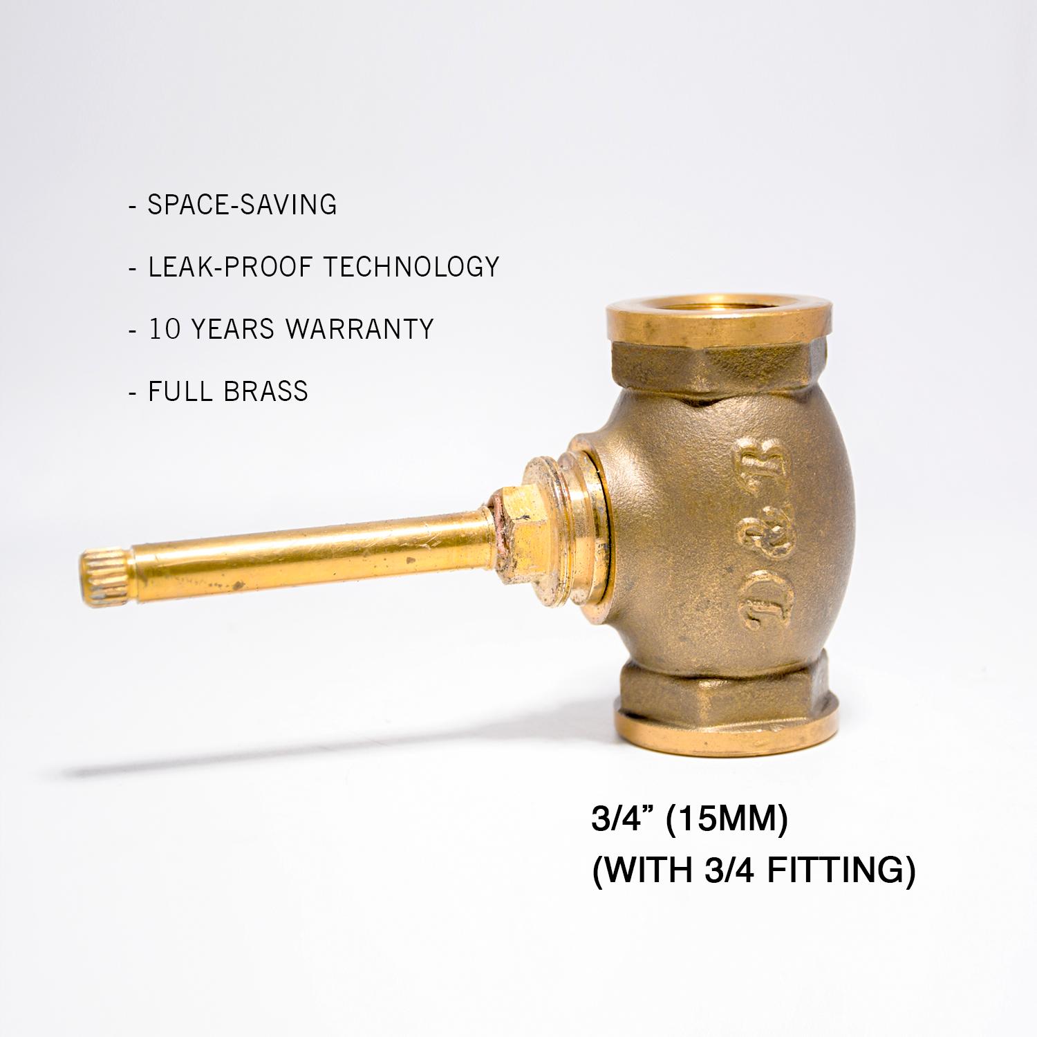 D&B Bathware Stainless Steel 2 Way Diverter Valves 20 mm_2