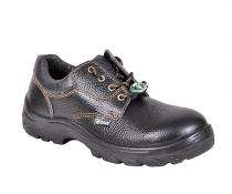 Zain ZM02 Buff Barton Leather Steel Toe Safety Shoes Black_0