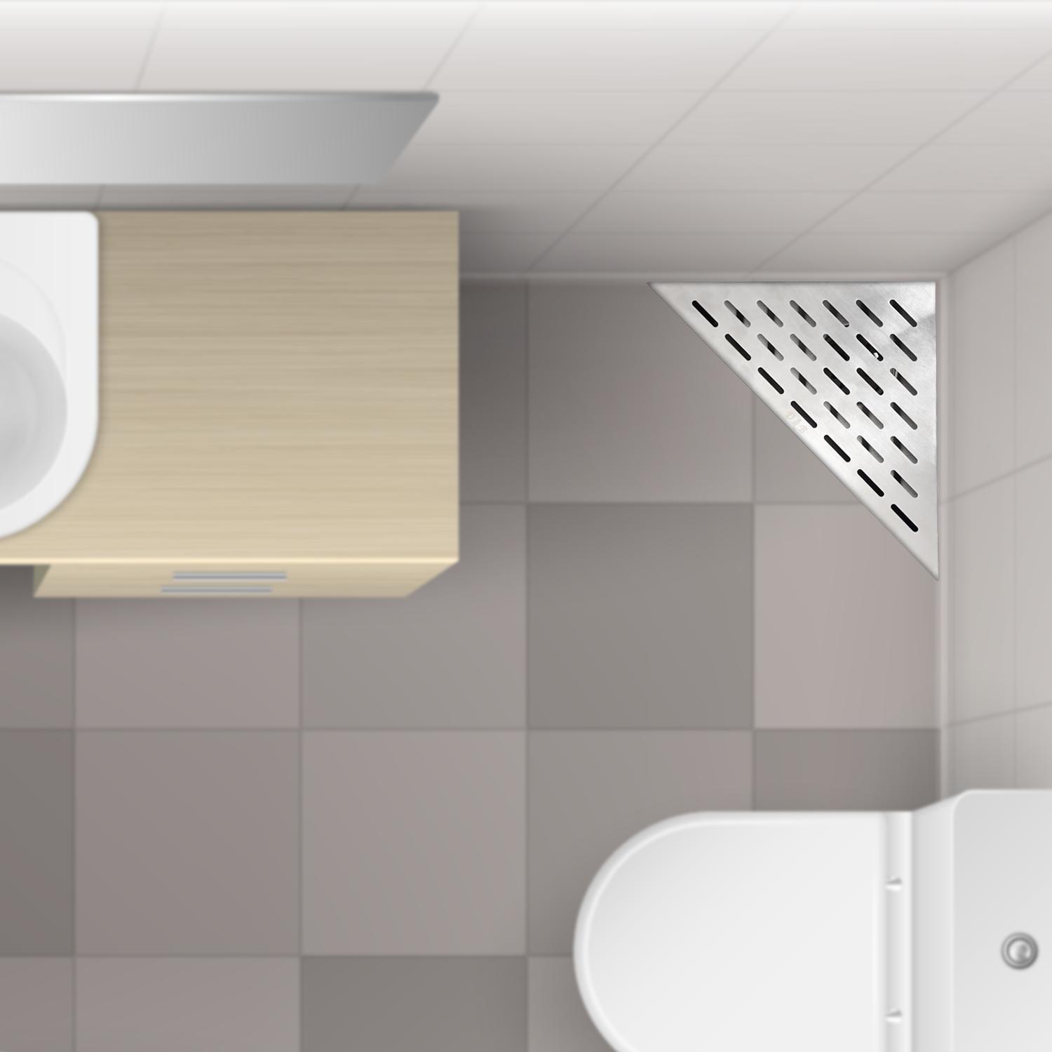 D&B Bathware Stainless Steel Kitchen Sink Drainer 11.5 x 11.5 cm_2