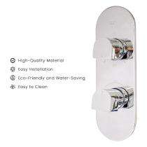 D&B Bathware Stainless Steel 4 Way Diverter Valves 12 mm_0