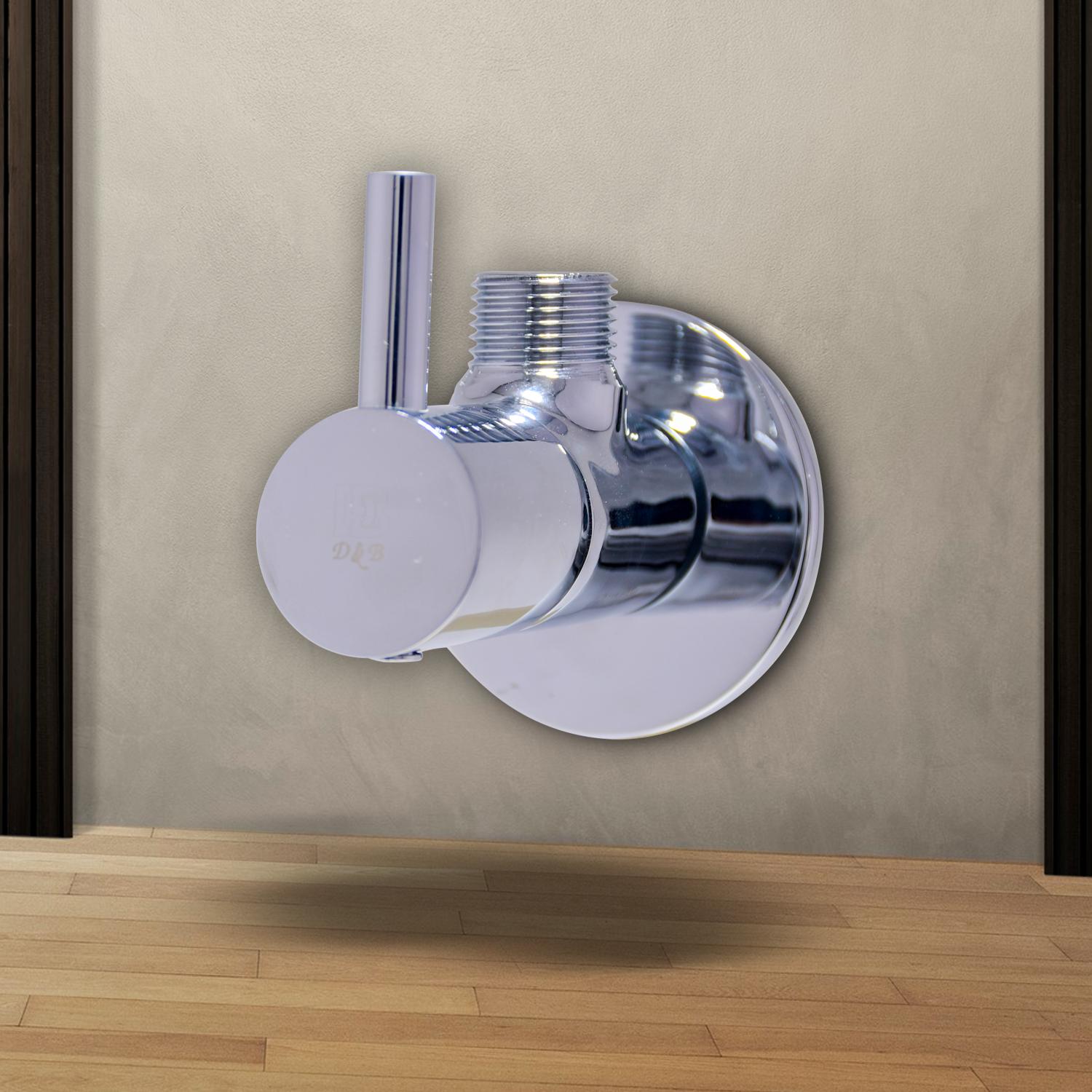 D&B Bathware Chrome Plated Angle Valve Faucet Silver Chorme Roma_1