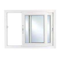 NCL Sliding 2 Track 2 Panel White uPVC Window 1151 x 1154 mm_0