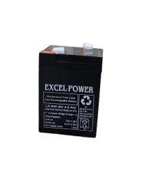 Excel Plus LA640 VRLA 6 V 4.5 Ah Lead Acid Batteries_0