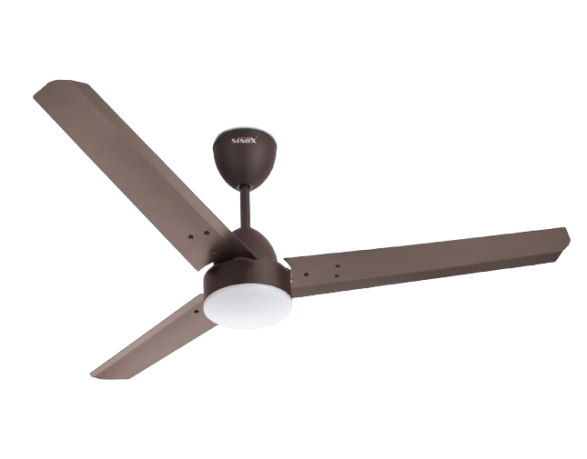 SINOX Aeras Plus 1200 mm 3 Blades 35 W Dark Brown Ceiling Fans_0