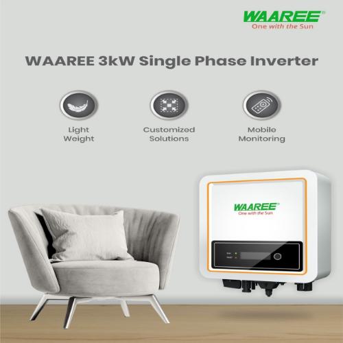 WAAREE WELW13000K 3 kW Single Phase String On Grid Solar Inverter_2