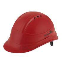 Karam Polypropylene Copolymer Red Air Ventilated Safety Helmets PN542_0