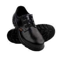 Karam Full Grain Leather Steel Toe Safety Shoes Black_0