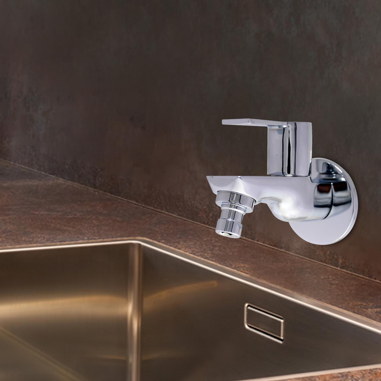 D&B Bathware 15 mm Brass Taps Silver PICCOLO WASHING MACHINE_3