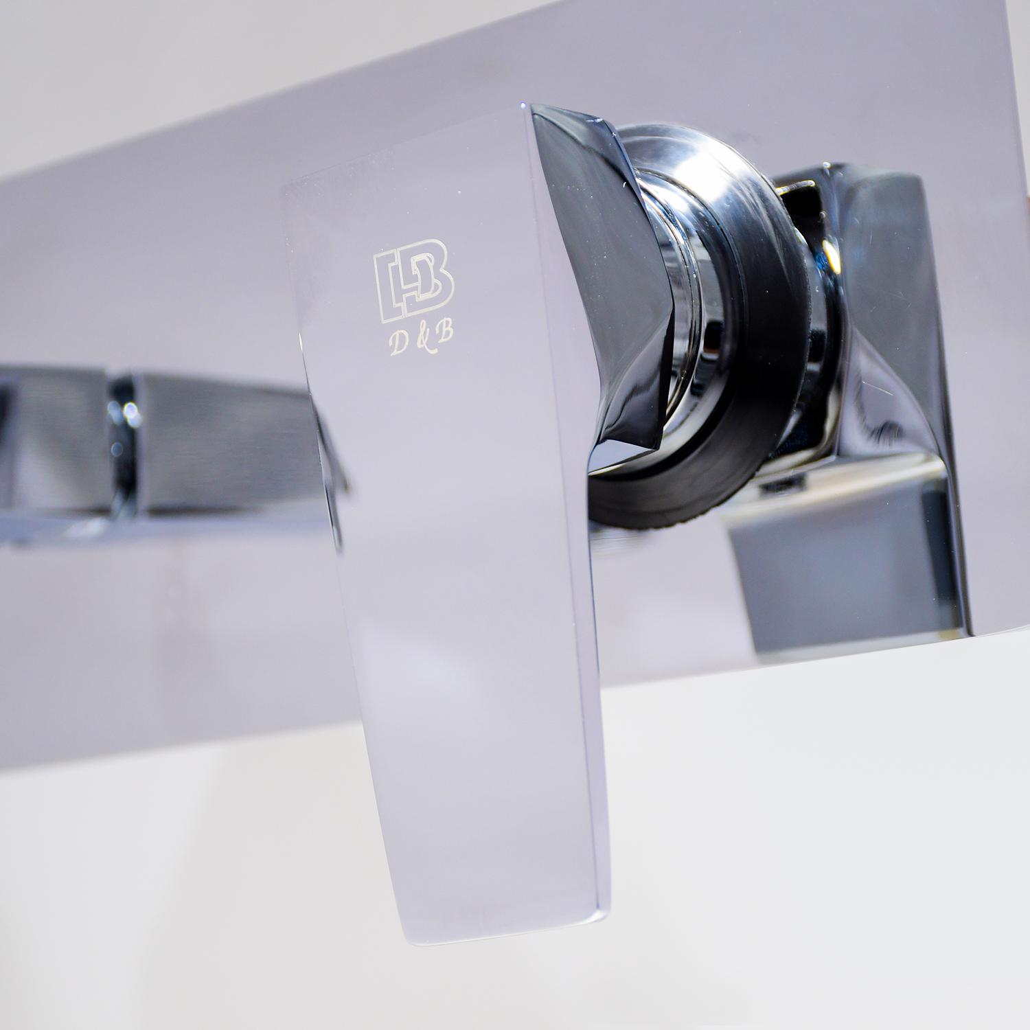 D&B Bathware 15 mm Brass Taps Silver ENIGMA_2