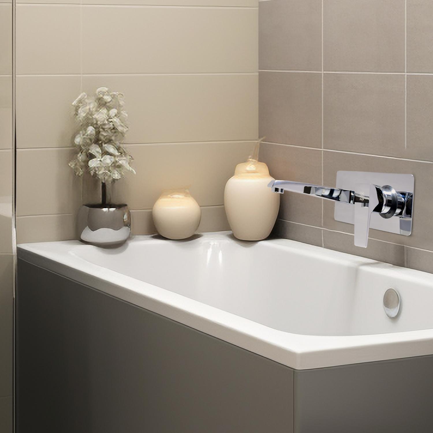 D&B Bathware 15 mm Brass Taps Silver ENIGMA_3