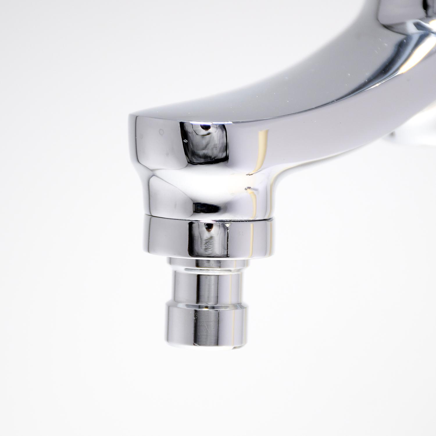 D&B Bathware 15 mm Brass Taps Silver LAZZARO WASHING MACHINE_1