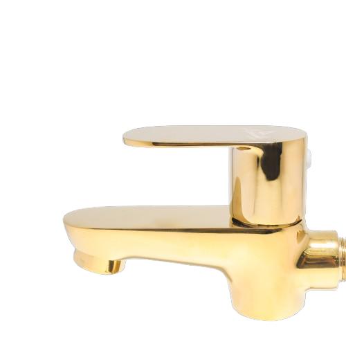 D&B Bathware 15 mm Brass Taps Gold Finish IVANO BIB COCK_4