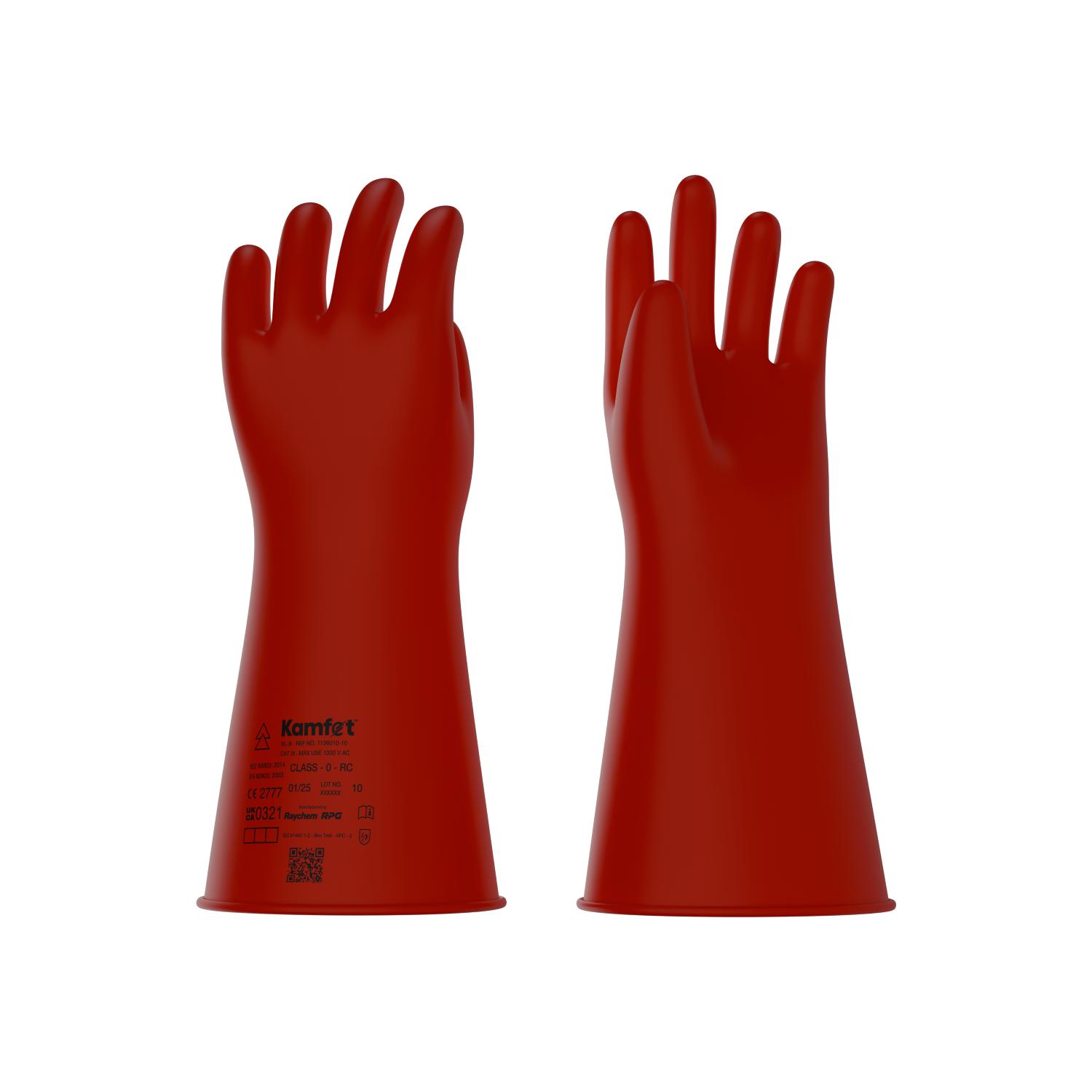 Kamfet Electrical Insulating Natural Latex Safety Gloves KL-B - Raychem RPG 8_1