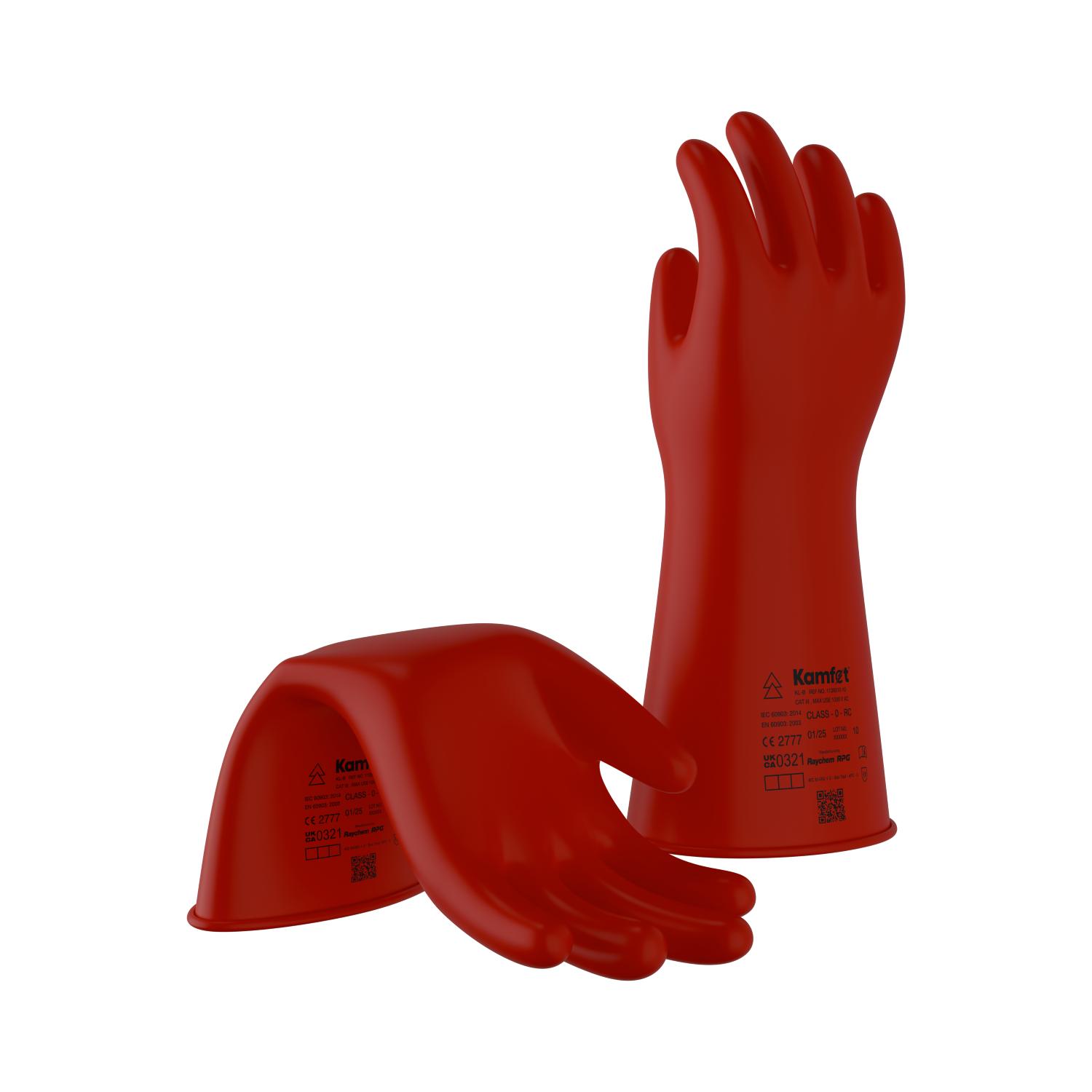 Kamfet Electrical Insulating Natural Latex Safety Gloves KL-B - Raychem RPG 8_3