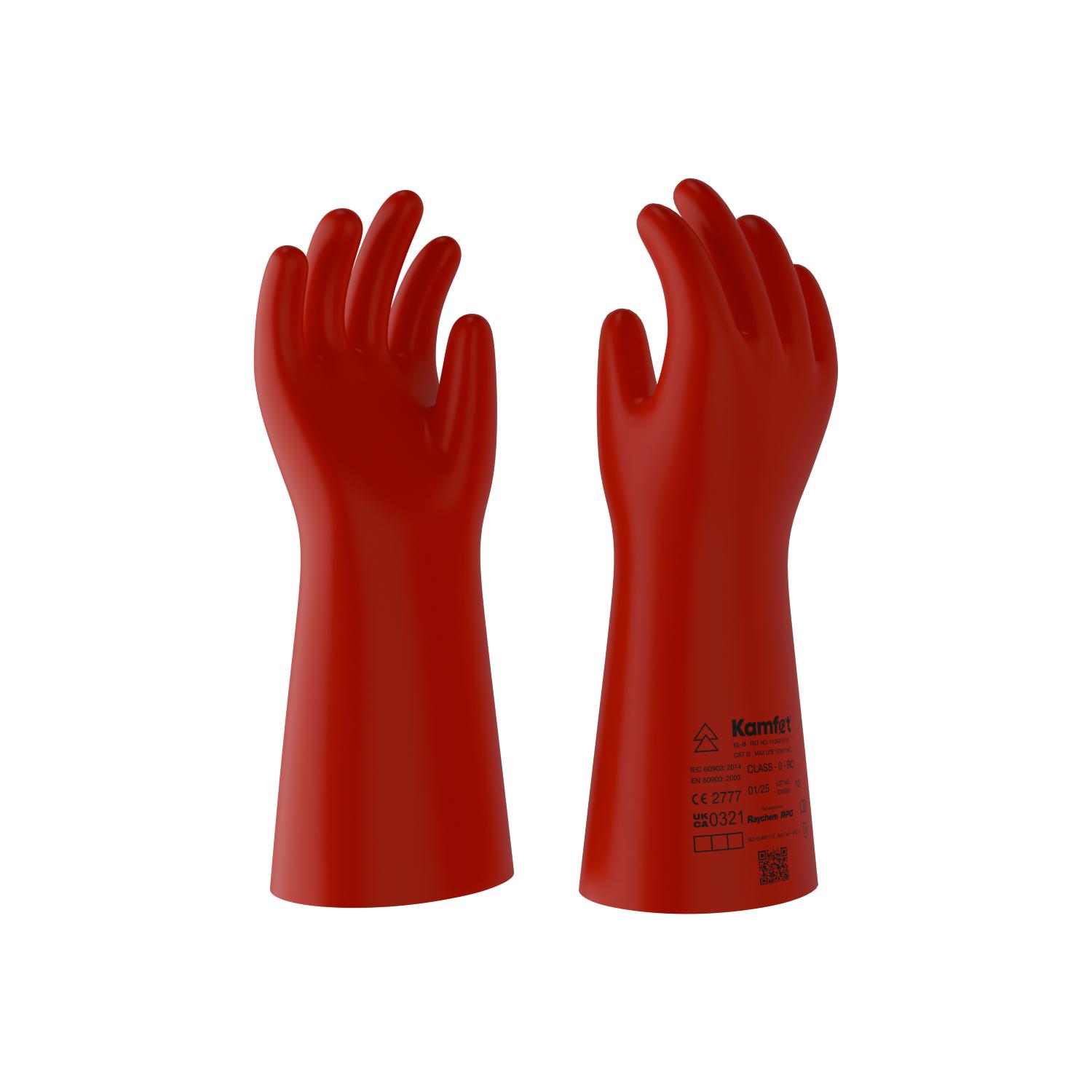 Kamfet Electrical Insulating Natural Latex Safety Gloves KL-B - Raychem RPG 12_2