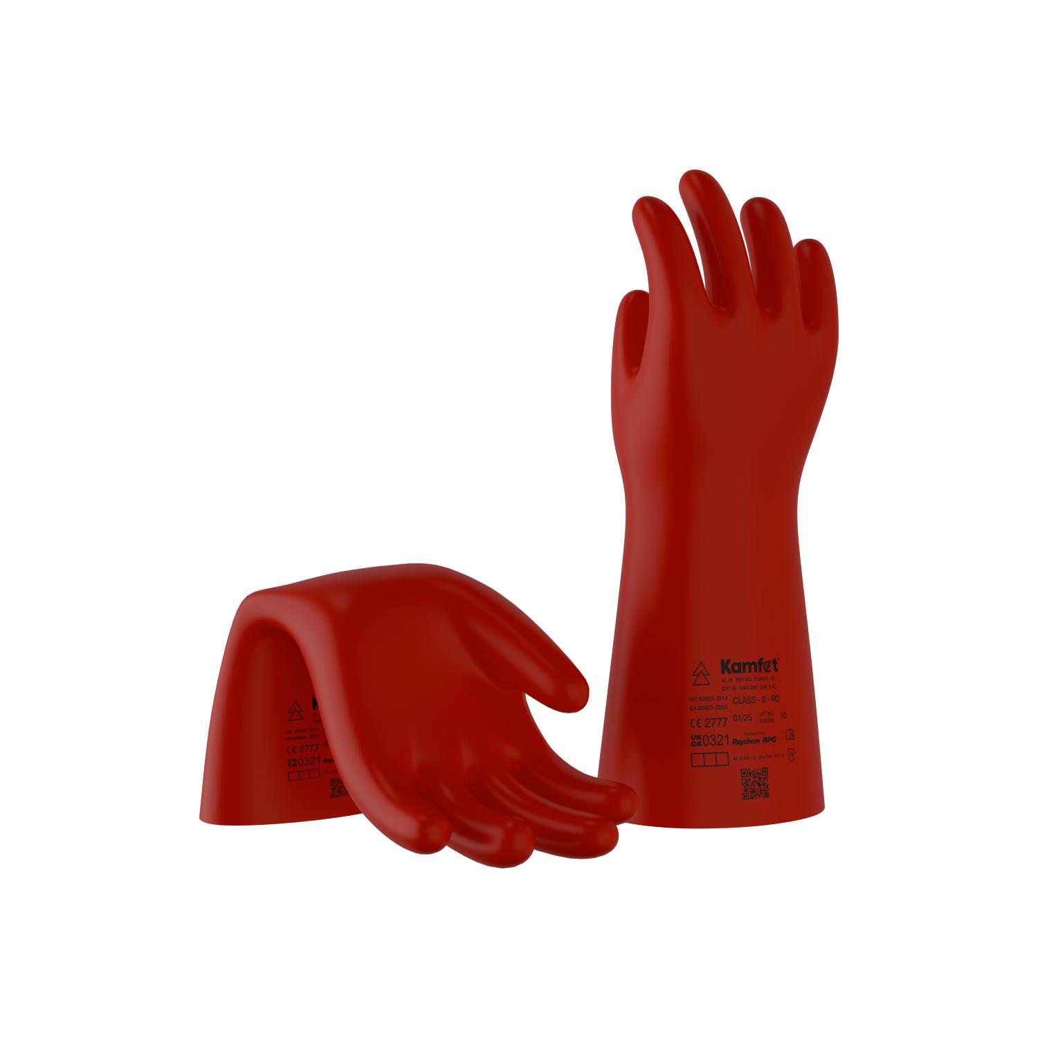 Kamfet Electrical Insulating Natural Latex Safety Gloves KL-B - Raychem RPG 9_1