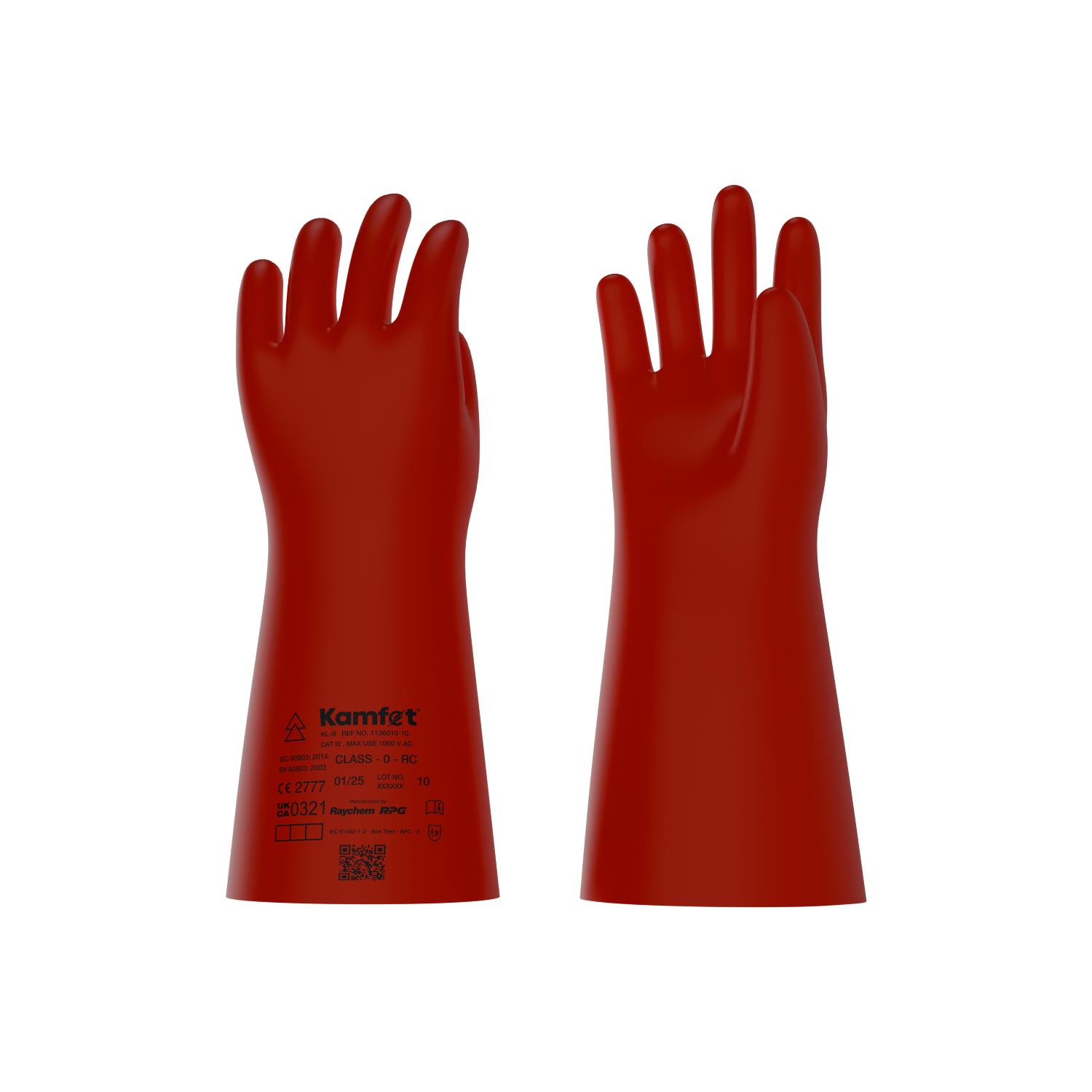 Kamfet Electrical Insulating Natural Latex Safety Gloves KL-B - Raychem RPG 8_3