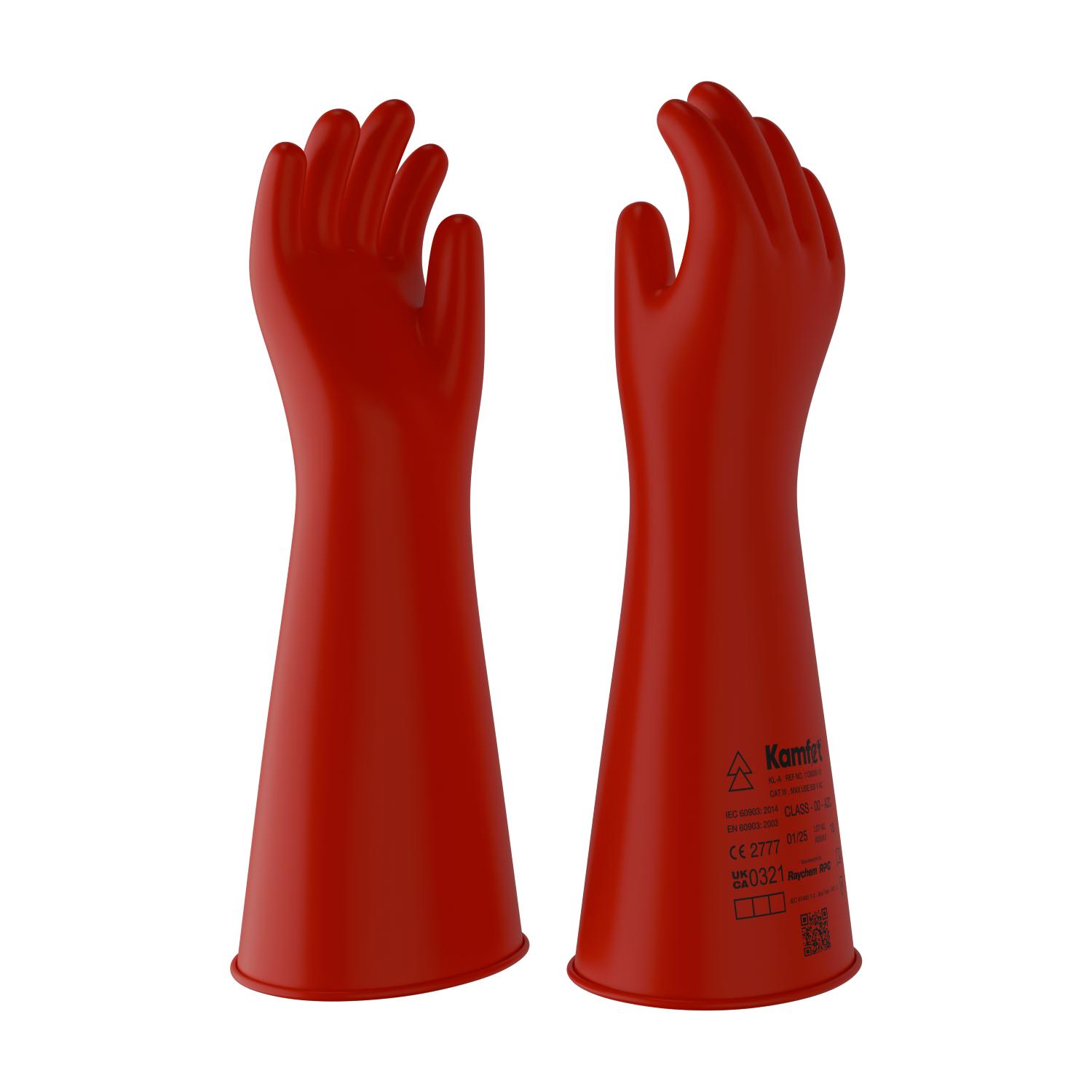 Kamfet Electrical Insulating Natural Latex Safety Gloves KL-A - Raychem RPG 12_2