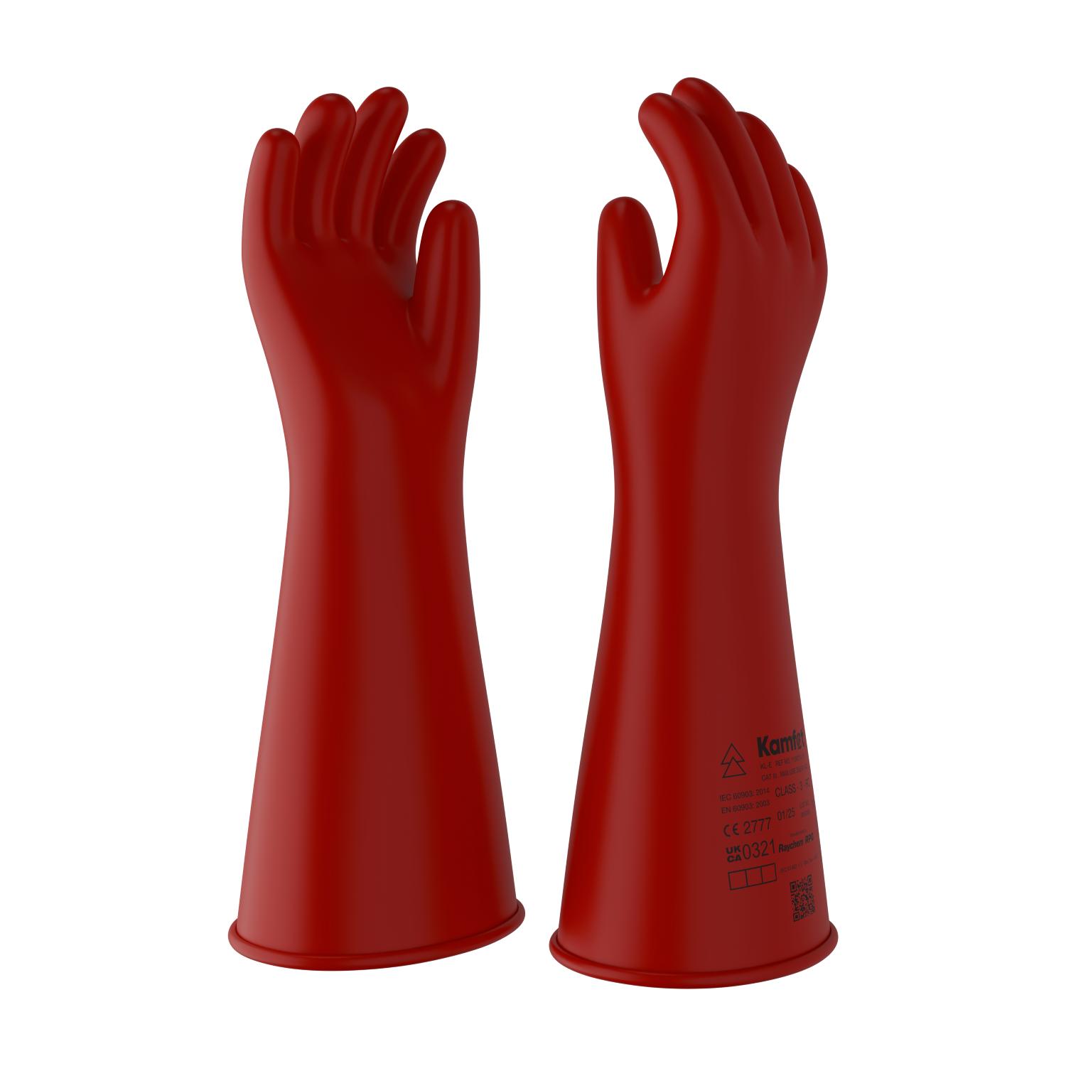 Kamfet Electrical Insulating Natural Latex Safety Gloves KL-E - Raychem RPG 10_2
