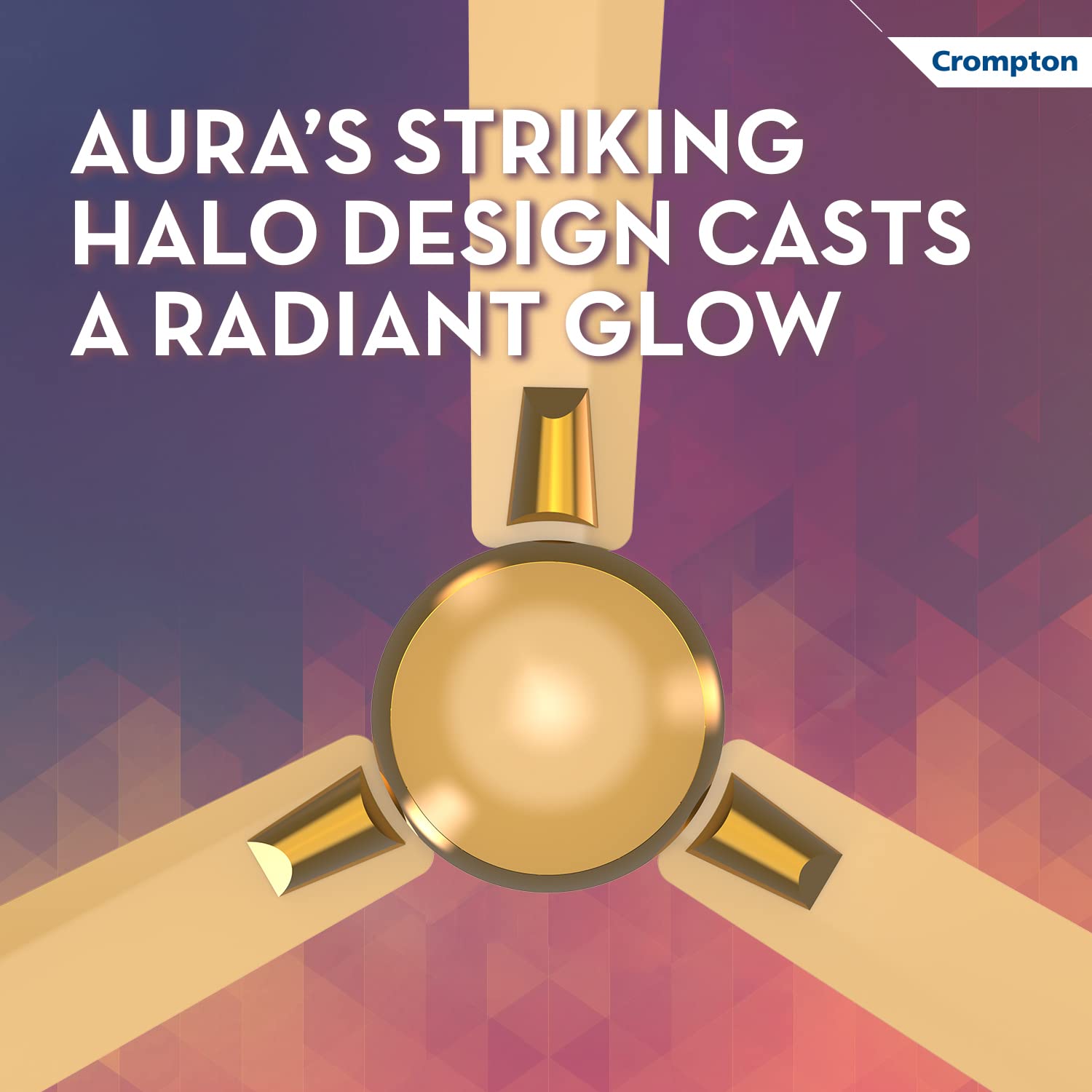 Crompton Aura Prime Antidust 1200 mm 3 Blades 55 W Husky Gold Ceiling Fans_2