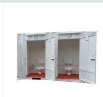 ERCON FRP 8 ft Portable Toilet Cabin White_0