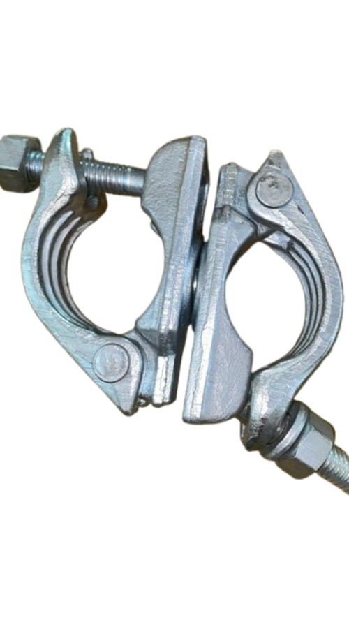 Drop Forged 48 x 48 mm Zinc Plated Forged Swivel Scaffolding Coupler 10 kN_1