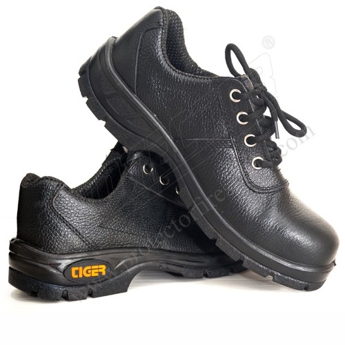 Mallcom Lorex S1BG Buff Grain Leather Steel Toe Safety Shoes Black_1